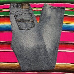 ARIAT Relentless Jeans Mens 36x38 Original Fit Straight Stretch Reinforced Seams